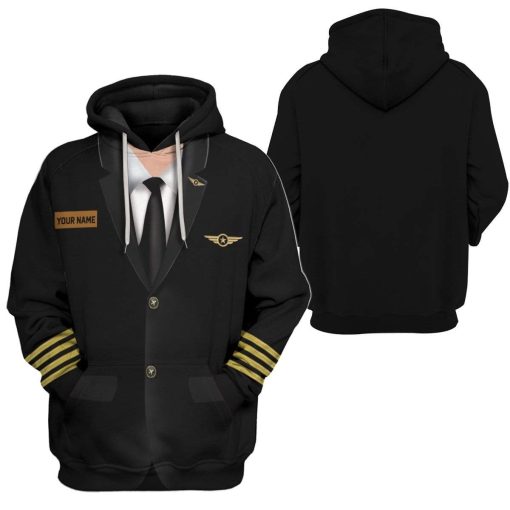 Cosplay Pilot Custom Name T-Shirts Hoodies Apparel CO-AT0601205 3D Custom Fleece Hoodies