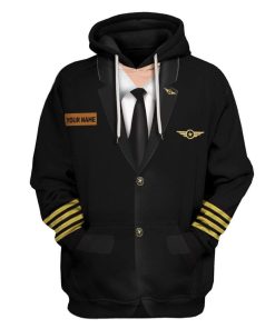 Cosplay Pilot Custom Name T-Shirts Hoodies Apparel CO-AT0601205 3D Custom Fleece Hoodies Hoodie S
