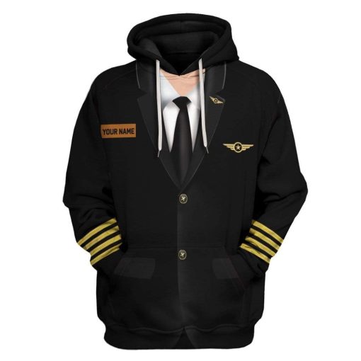 Cosplay Pilot Custom Name T-Shirts Hoodies Apparel CO-AT0601205 3D Custom Fleece Hoodies Hoodie S