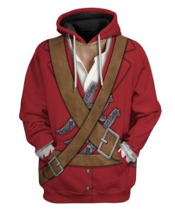 Cosplay Pirate Blackbeard Edward Teach Custom T-Shirts Hoodies Apparel CO-TA0701204 3D Custom Fleece Hoodies Hoodie S 