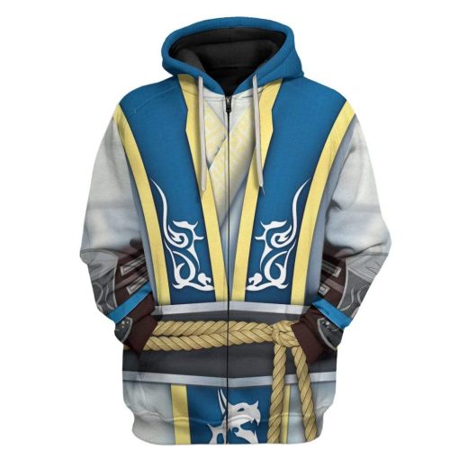 Cosplay Raiden Combat Custom T-Shirts Hoodies Apparel CO-QM1101202 3D Custom Fleece Hoodies Zip Hoodie S