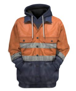 Cosplay Workman Mining Custom T-Shirts Hoodies Apparel CO-QM1001204 3D Custom Fleece Hoodies Hoodie S 