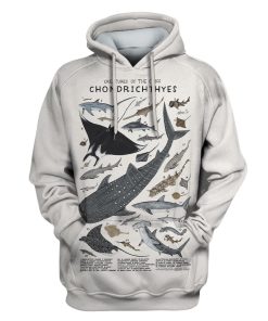 Creatures Of The Class Chondrichthyes Custom T-shirt - Hoodies Apparel HD-GH110516 3D Custom Fleece Hoodies Hoodie S 