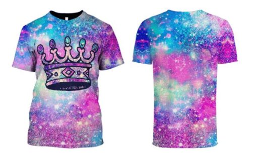 Crown Galaxy Hoodies T-Shirt Apparel GL101103 3D Custom Fleece Hoodies