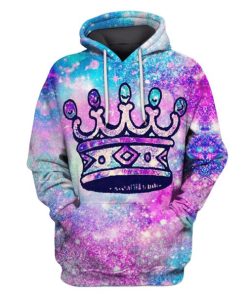 Crown Galaxy Hoodies T-Shirt Apparel GL101103 3D Custom Fleece Hoodies Hoodie S 