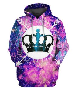 Crown Galaxy Hoodies T-Shirt Apparel GL101104 3D Custom Fleece Hoodies Hoodie S 