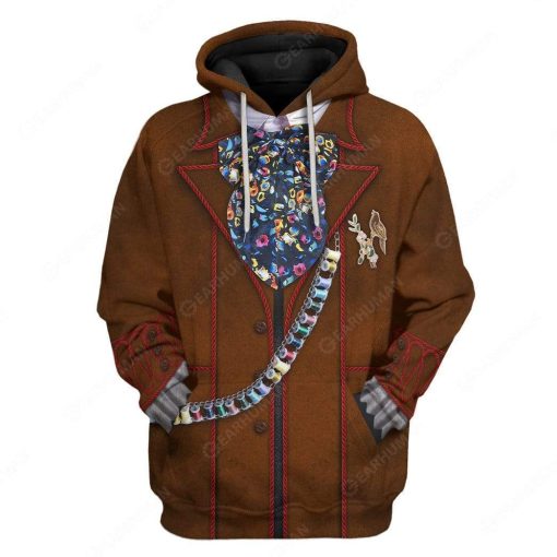 Gearhumans Custom Alice in Wonderland Apparel 1 Custom Alice in Wonderland Apparel HD-TT9101904 3D Custom Fleece Hoodies Hoodie S