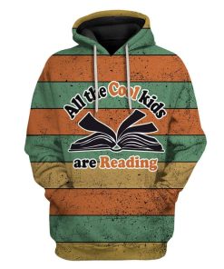 Custom All The Cool Kids Are Reading Apparel HD-GH1681905 3D Custom Fleece Hoodies Hoodie S 