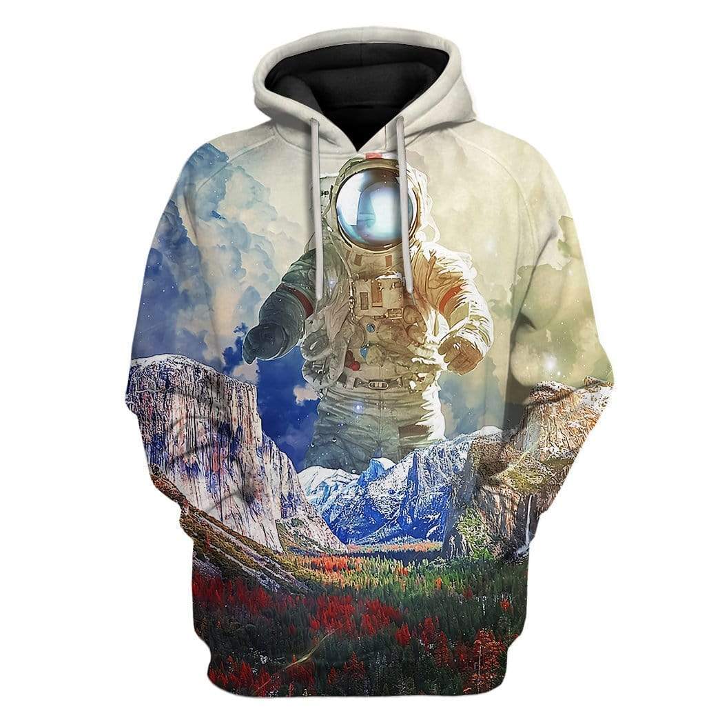 Gearhumans Custom Astronaut Apparel 1 Custom Astronaut Apparel HD-AT0791901 3D Custom Fleece Hoodies Hoodie S
