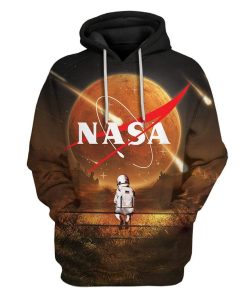 Custom Astronaut In Mars Apparel HD-GH2181925 3D Custom Fleece Hoodies Hoodie S 