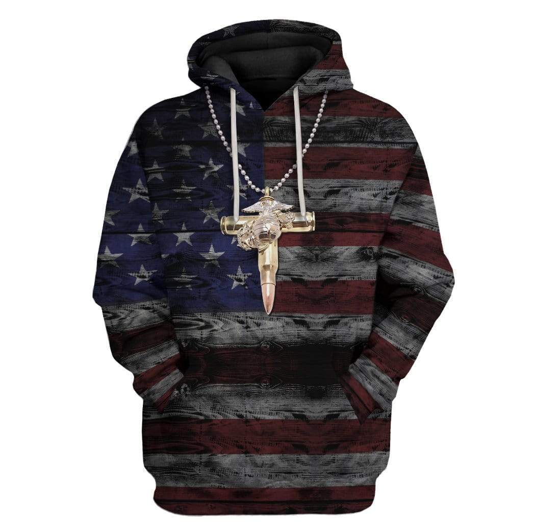 Gearhumans Custom Being A Marine Is A Choice Apparel 1 Custom Being A Marine Is A Choice Apparel HD-GH2081904 3D Custom Fleece Hoodies Hoodie S