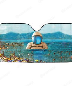 Custom Car Auto Sunshade Astronaut HD-AT0391904-SS Auto Sunshade 57''x27.5'' 