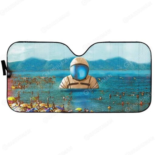 Custom Car Auto Sunshade Astronaut HD-AT0391904-SS Auto Sunshade 57''x27.5''