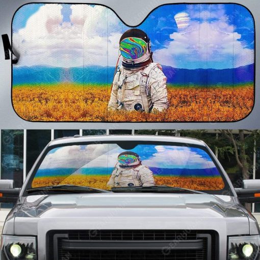 Gearhumans Custom Car Auto Sunshade Astronaut 10 Custom Car Auto Sunshade Astronaut HD-AT0491916-SS Auto Sunshade