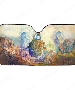 Custom Car Auto Sunshade Astronaut HD-AT0791902-SS Auto Sunshade 57''x27.5'' 
