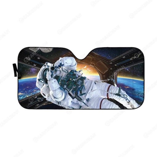 Custom Car Auto Sunshade Astronaut HD-DT0391901-SS Auto Sunshade 57''x27.5''