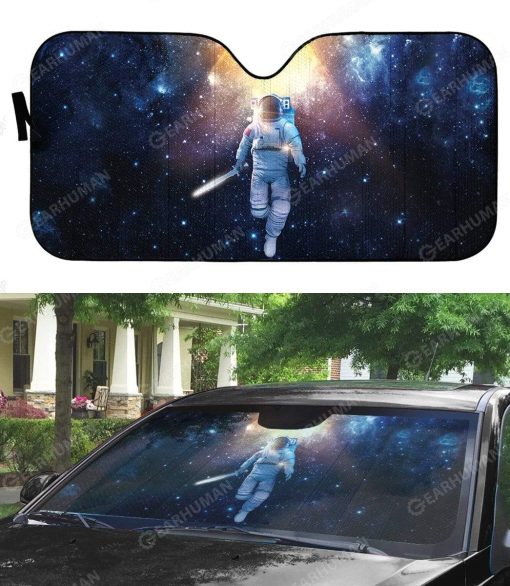 Gearhumans Custom Car Auto Sunshade Astronaut 12 Custom Car Auto Sunshade Astronaut HD-DT1091906-SS Auto Sunshade