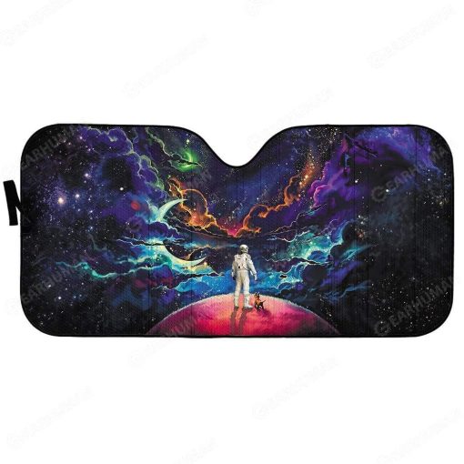 Gearhumans Custom Car Auto Sunshade Astronaut 8 Custom Car Auto Sunshade Astronaut HD-DT1191909-SS Auto Sunshade 57''x27.5''