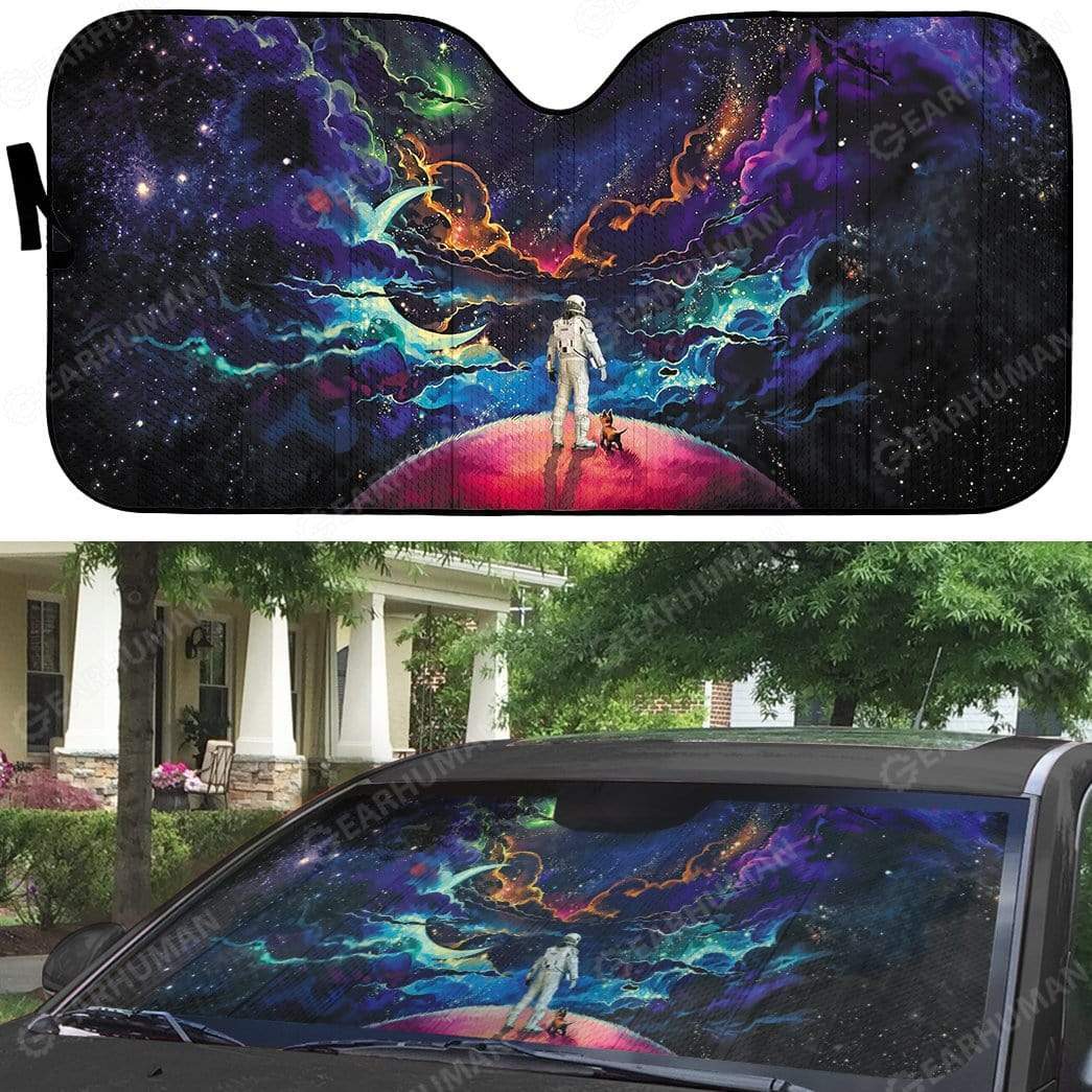 Gearhumans Custom Car Auto Sunshade Astronaut 5 Custom Car Auto Sunshade Astronaut HD-DT1191909-SS Auto Sunshade
