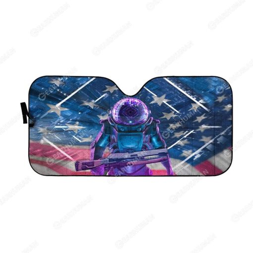 Custom Car Auto Sunshade Astronaut HD-DT1891901-SS Auto Sunshade 57''x27.5''