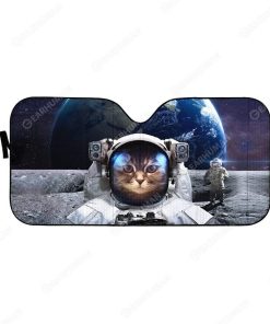 Custom Car Auto Sunshade Cat In Space HD-AT0391911-SS Auto Sunshade 57''x27.5'' 