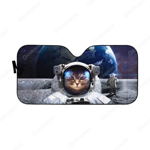 Custom Car Auto Sunshade Cat In Space HD-AT0391911-SS Auto Sunshade 57''x27.5''