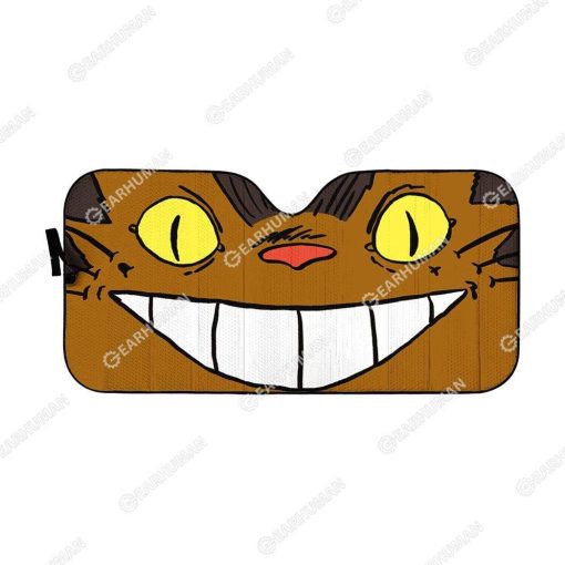 Gearhumans Custom Car Auto Sunshade Catbus 5 Custom Car Auto Sunshade Catbus HD-GH1581932-SS Auto Sunshade 57''x27.5''