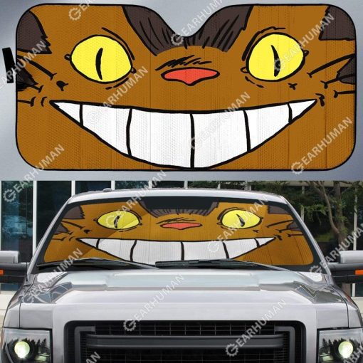 Gearhumans Custom Car Auto Sunshade Catbus 8 Custom Car Auto Sunshade Catbus HD-GH1581932-SS Auto Sunshade