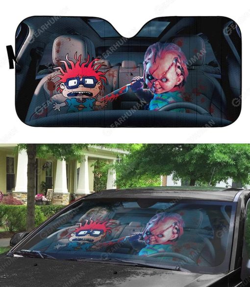 Custom Car Auto Sunshade Chuckie Chucky HD-DT2381921-SS Auto Sunshade
