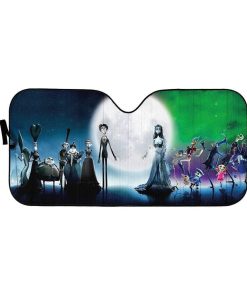 Custom Car Auto Sunshade Corpse Bride HD-DT2781903-SS Auto Sunshade 57''x27.5'' 