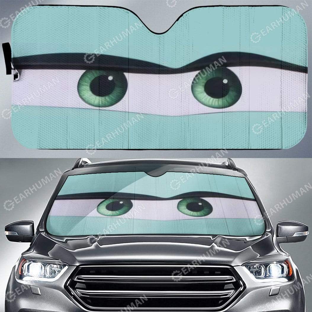Gearhumans Custom Car Auto Sunshade Flo 3 Custom Car Auto Sunshade Flo HD-GH1481914-SS Auto Sunshade