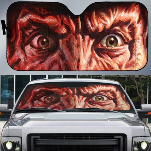Custom Car Auto Sunshade Freddy Krueger HD-GH1581914-SS Auto Sunshade