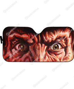 Custom Car Auto Sunshade Freddy Krueger HD-GH1581914-SS Auto Sunshade 57''x27.5'' 