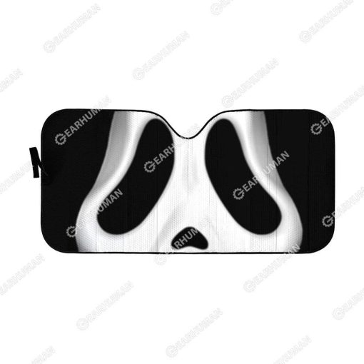 Custom Car Auto Sunshade Ghostface HD-GH1581912-SS Auto Sunshade 57''x27.5''