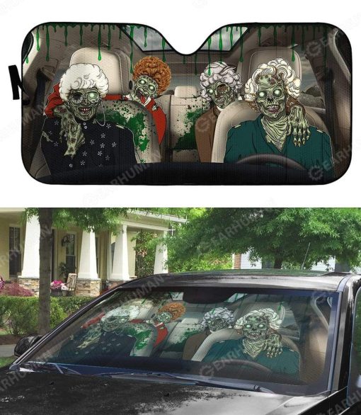 Custom Car Auto Sunshade Golden Ghouls HD-DT2481913-SS Auto Sunshade