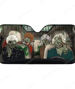 Custom Car Auto Sunshade Golden Ghouls HD-DT2481913-SS Auto Sunshade 57''x27.5'' 