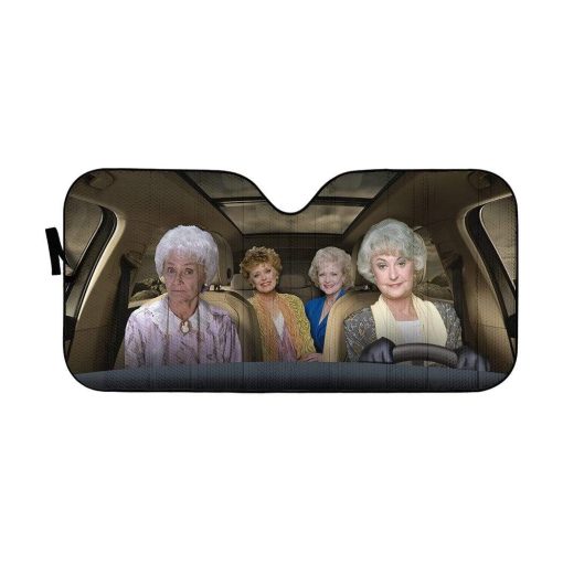 Custom Car Auto Sunshade Golden Girls HD-GH1681903-SS Auto Sunshade 57''x27.5''