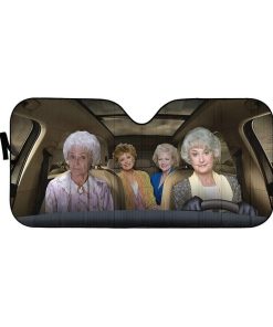Custom Car Auto Sunshade Golden Girls HD-GH1681903-SS Auto Sunshade 57''x27.5'' 