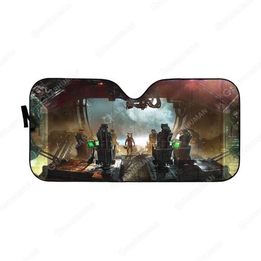 Custom Car Auto Sunshade Guardians of the Galaxy HD-GH1981907-SS Auto Sunshade 57''x27.5''