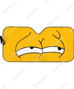 Custom Car Auto Sunshade Homer Simpson HD-GH1581934-SS Auto Sunshade 57''x27.5'' 