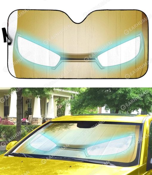 Gearhumans Custom Car Auto Sunshade Ironman 11 Custom Car Auto Sunshade Ironman HD-GH1581948-SS Auto Sunshade