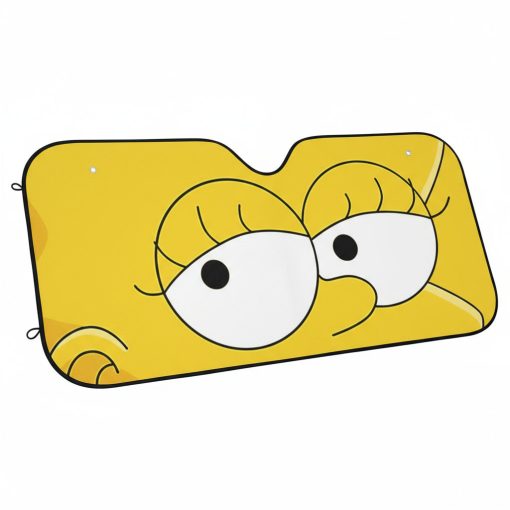 Gearhumans Custom Car Auto Sunshade Lisa Simpson 5 Custom Car Auto Sunshade Lisa Simpson HD-GH1581935-SS Auto Sunshade 57''x27.5''
