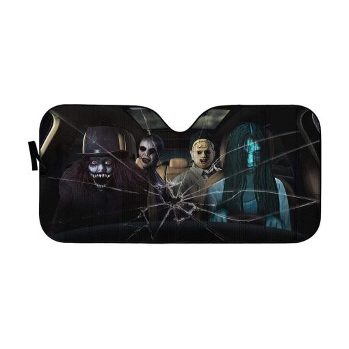 Custom Car Auto Sunshade Mass Murder HD-GH1581946-SS Auto Sunshade 57''x27.5''