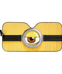 Custom Car Auto Sunshade Minion HD-GH1581923-SS Auto Sunshade 57''x27.5'' 