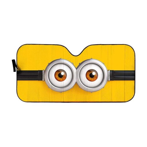 Custom Car Auto Sunshade Minion HD-GH1581936-SS Auto Sunshade 57''x27.5''