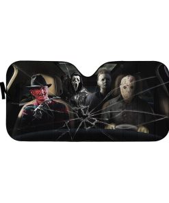 Custom Car Auto Sunshade Murder HD-GH1581940-SS Auto Sunshade 57''x27.5'' 