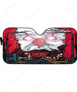 Custom Car Auto Sunshade Pennywise HD-DT2481912-SS Auto Sunshade 57''x27.5'' 