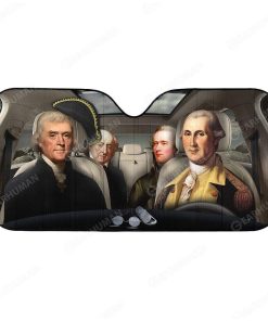 Custom Car Auto Sunshade Presidents Of The United States HD-DT2191907-SS Auto Sunshade 57''x27.5'' 