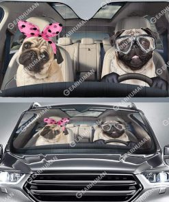 Custom Car Auto Sunshade Pug HD-GH1481908-SS Auto Sunshade 