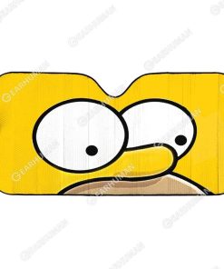 Custom Car Auto Sunshade Simpson HD-GH1581933-SS Auto Sunshade 57''x27.5'' 